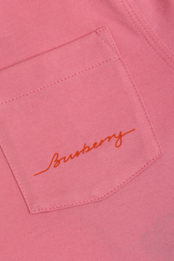 Pink T-shirt with pocket Burberry Kids - Vitkac Italy